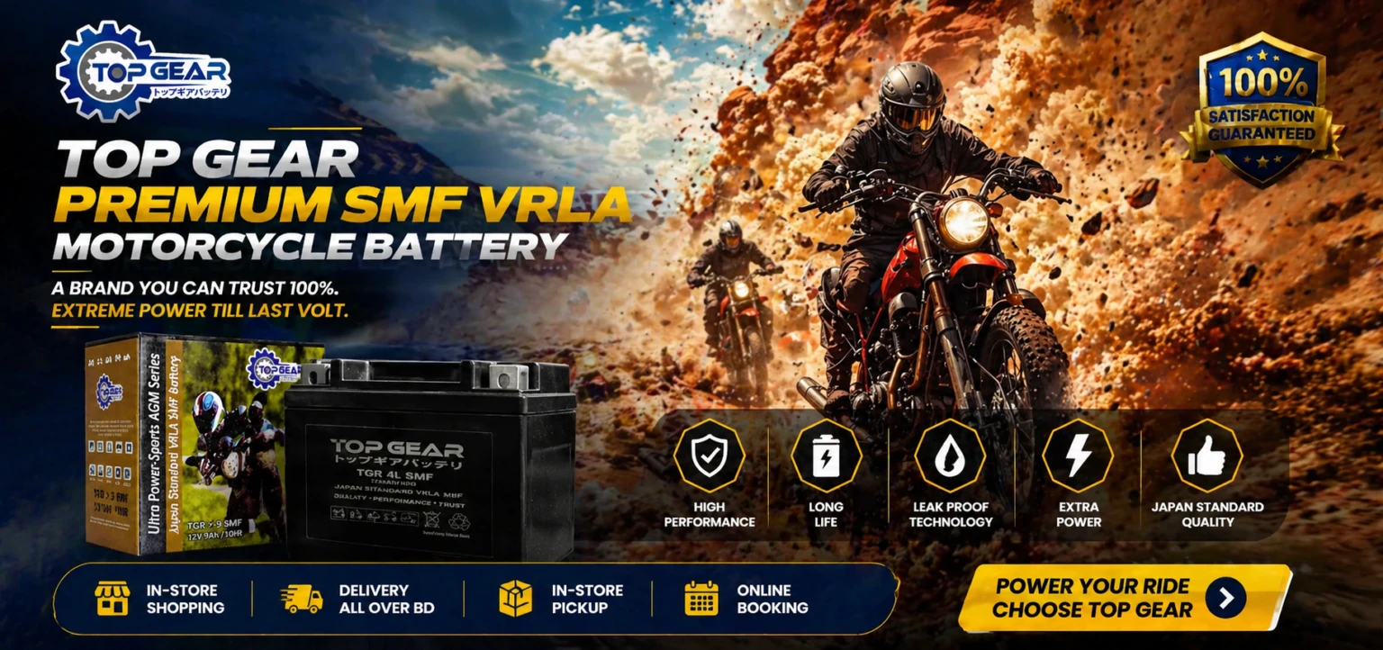 TOP GEAR Battery promotional banner